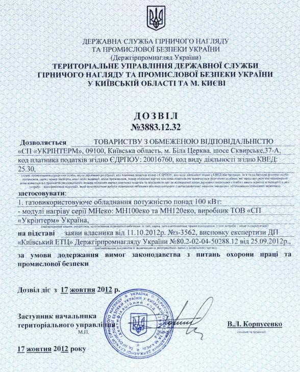 Дозвіл МН